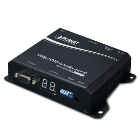 PLANET IHD-210PR moltiplicatore AV Ricevitore AV Nero (IHD-210PR)