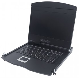 Intellinet 507981 console a rack 43,2 cm (17") 1280 x 1024 Pixel Nero 1U (507981)