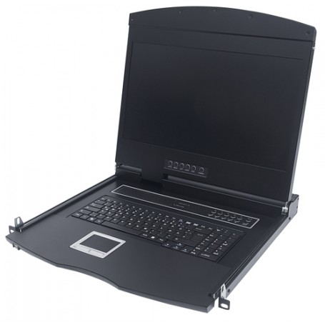 Intellinet 507981 console a rack 43,2 cm (17") 1280 x 1024 Pixel Nero 1U (507981)