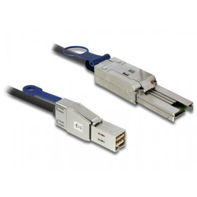 DeLOCK 83734 cavo Serial Attached SCSI (SAS) 1 m Nero (83734)