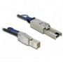 DeLOCK 83734 cavo Serial Attached SCSI (SAS) 1 m Nero (83734)