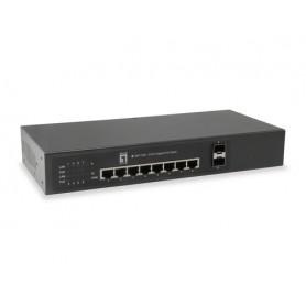 LevelOne GEP-1022W90 switch di rete Gigabit Ethernet (10/100/1000) Supporto Power over Ethernet (PoE) Nero (GEP-1022W90)