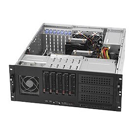 Supermicro SuperChassis 842TQC-668B Supporto Nero, Grigio 668 W (CSE-842TQC-668B)