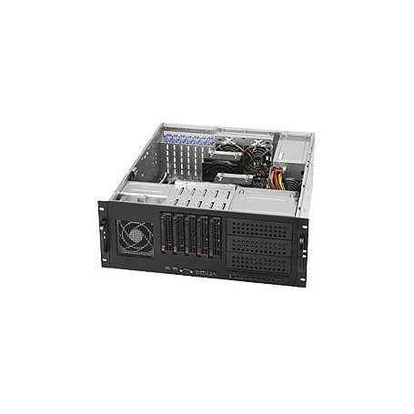 Supermicro SuperChassis 842TQC-668B Supporto Nero, Grigio 668 W (CSE-842TQC-668B)