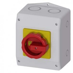 Siemens 3LD2565-1GP53 interruttore elettrico Interruttore rotante 3P Grigio, Rosso, Giallo (3LD25651GP53)