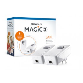 Devolo Magic 2 LAN 2400 Mbit/s Collegamento ethernet LAN Bianco 2 pz (8260)