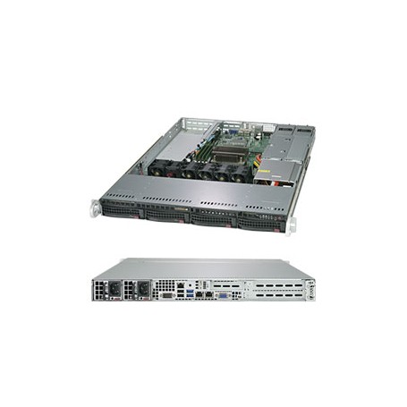 Supermicro SuperServer 5019C-WR Intel C246 LGA 1151 (Presa H4) Rack (1U) Nero (SYS-5019C-WR)