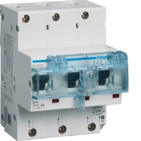 Hager HTN340E interruttore elettrico 3P Blu, Grigio (HTN340E)