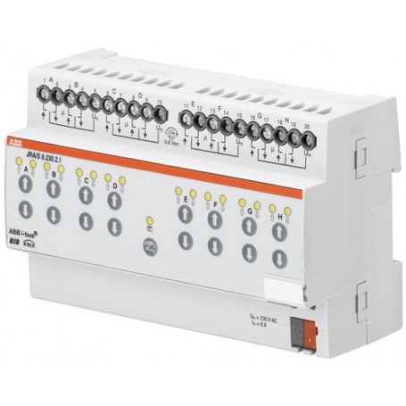 ABB 2CDG110122R0011 attuatore intelligente domestico DIN montato su guida Attuatore per tendina/persiana 8 can (2CDG110122R0011)
