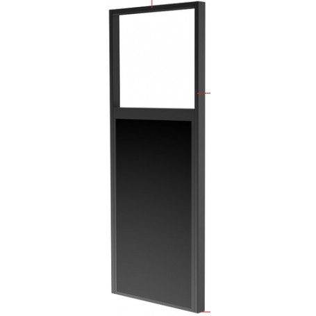 Peerless DS-OM55ND-CEIL Supporto per display espositivi 139,7 cm (55") Nero (DS-OM55ND-CEIL)