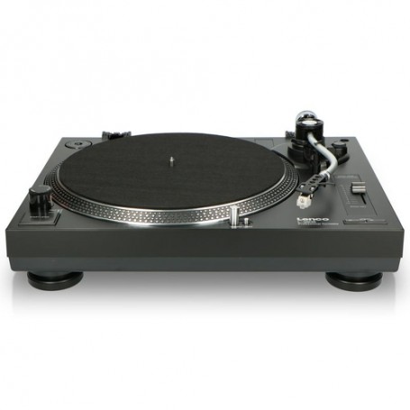Lenco L-3808 Black Giradischi a trasmissione diretta Nero (L-3808 BLACK)