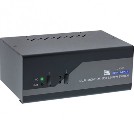 InLine 62642I switch per keyboard-video-mouse (kvm) Nero (62642I)