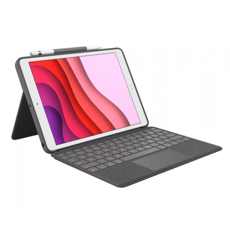 Logitech Combo Touch Grafite Smart Connector QWERTZ Svizzere (920-009609)