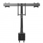 StarTech.com ARMSLIMDUAL2USB3 supporto da tavolo per Tv a schermo piatto 81,3 cm (32") Morsa Nero (ARMSLIMDUAL2USB3)