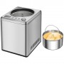 Unold Pro Plus Gelatiera compressore 2,5 L 250 W Acciaio inossidabile (48880)