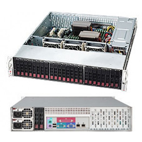 Supermicro CSE-216BE1C-R920LPB sistema barebone per server Armadio (2U) Argento (CSE-213A-R900UB)