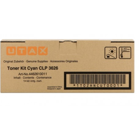 UTAX 4462610011 cartuccia toner 1 pz Originale Ciano (CLP3626C)