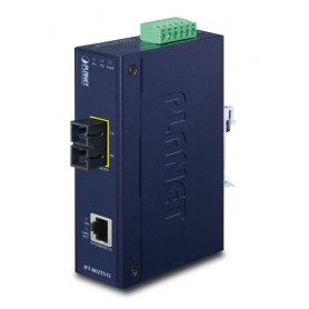 PLANET IFT-802TS15 convertitore multimediale di rete 100 Mbit/s 1310 nm Modalità singola Blu (IFT-802TS15)