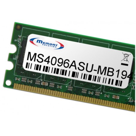 Memory Solution MS4096ASU-MB194 memoria 4 GB (MS4096ASU-MB194)