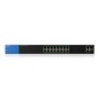 Linksys LGS318P Gestito Gigabit Ethernet (10/100/1000) Supporto Power over Ethernet (PoE) 1U Nero, Blu (U1QE3E)