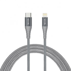 nevox 1886 cavo Lightning 2 m Grigio, Argento (1886)