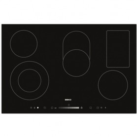Beko HIC 85502 TX piano cottura Nero Da incasso Ceramica 5 Fornello(i) (HIC 85502 TX)