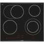 Bosch Serie 8 PKN675DP1D piano cottura Nero, Acciaio inossidabile Da incasso Ceramica 4 Fornello(i) (PKN675DP1D)