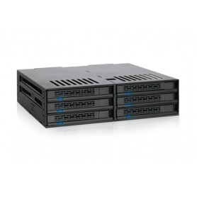Icy Dock MB326SP-B array di dischi Rack (1U) Nero (MB326SP-B)
