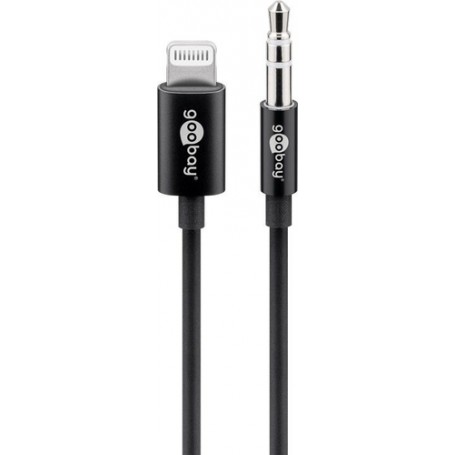 Goobay 66805 cavo Lightning 1 m Nero (66805)