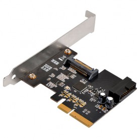 Silverstone ECU04-E scheda di interfaccia e adattatore Interno USB 3.2 Gen 1 (3.1 Gen 1) (SST-ECU04-E)