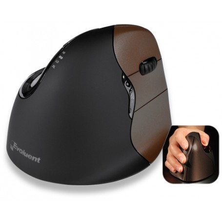 Evoluent VerticalMouse 4 mouse Mano destra RF Wireless Ottico (VM4SW)