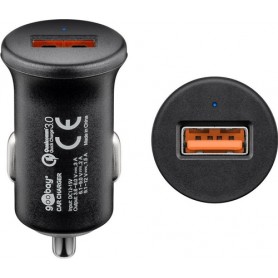 Goobay 45162 Caricabatterie per dispositivi mobili Nero Auto (45162)