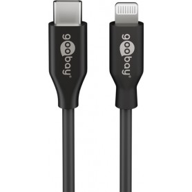 Goobay 39445 cavo Lightning 1 m Nero (39445)