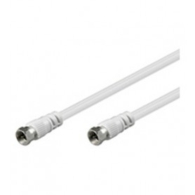 Goobay AKF 150 1.5m cavo coassiale 1,5 m Bianco (11721)