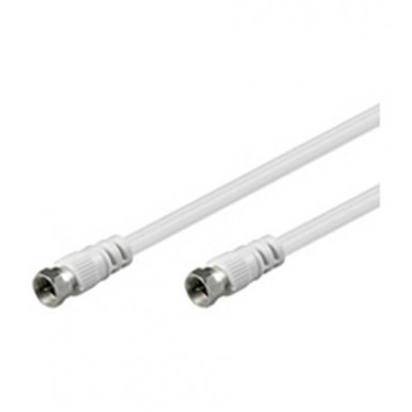 Goobay AKF 150 1.5m cavo coassiale 1,5 m Bianco (11721)