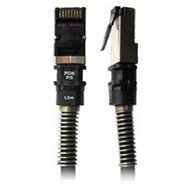 PatchSee PCI6 FTP 2.4m cavo di rete Nero 2,4 m Cat6a (PCI6-F/8)