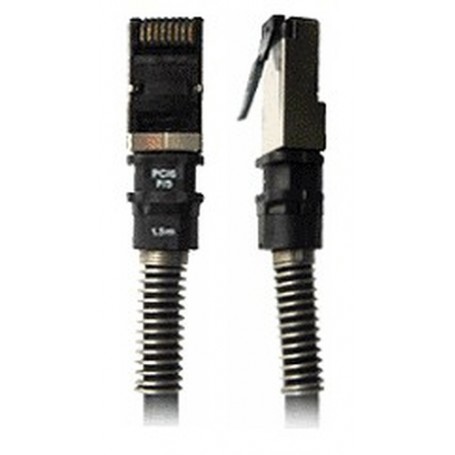 PatchSee PCI6 FTP 2.4m cavo di rete Nero 2,4 m Cat6a (PCI6-F/8)