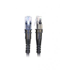 PatchSee TP-6A-F/8 cavo di rete Nero 2,4 m Cat6a U/UTP (UTP) (TP-6A-F/8)