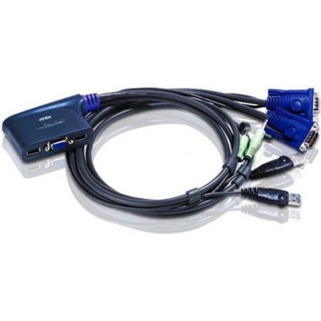 Aten CS62US switch per keyboard-video-mouse (kvm) Nero (CS62US)