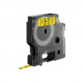 DYMO D1 Standard - Black on Yellow - 6mm nastro per etichettatrice (S0720790)