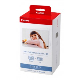 Canon KP-108IN carta fotografica Rosso, Bianco (3115B001)