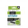 DYMO D1 Standard - White on Black - 12mm nastro per etichettatrice (S0720610)
