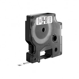 DYMO D1 Standard - Black on White - 6mm nastro per etichettatrice (S0720780)