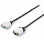 Equip 118854 cavo VGA 10 m VGA (D-Sub) Nero, Argento (118854)
