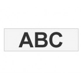 Brother Gloss Laminated Labelling Tape - 24mm, Black/Clear nastro per etichettatrice TX (TX151)