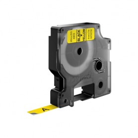 DYMO D1 Standard - Black on Yellow - 9mm nastro per etichettatrice (S0720730)