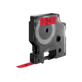 DYMO D1 Standard - Black on Red - 9mm nastro per etichettatrice (S0720720)