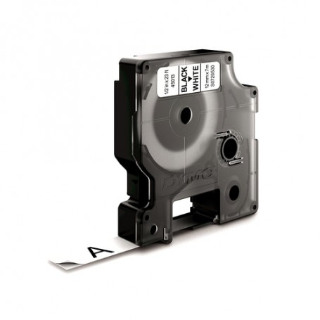 DYMO D1 Standard - Black on White - 12mm nastro per etichettatrice (S0720530)