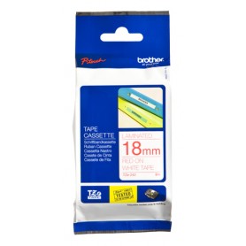 Brother TZe-242 nastro per etichettatrice Rosso su bianco (TZ242)