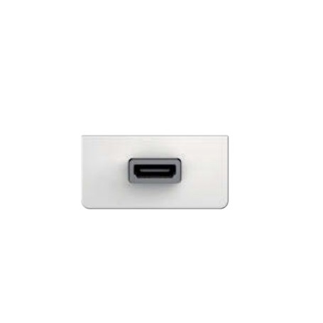 Kindermann 7456 000 542 presa energia HDMI Argento (7456000542)